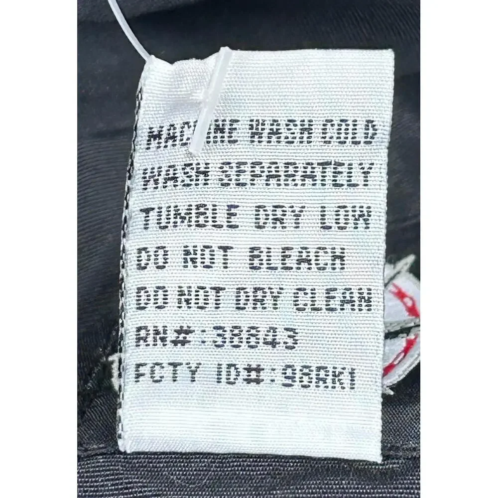 Marlboro Unlimited Full Zip Windbreaker Jacket Mens XXL Black Red Lined NWT - Picture 12 of 15